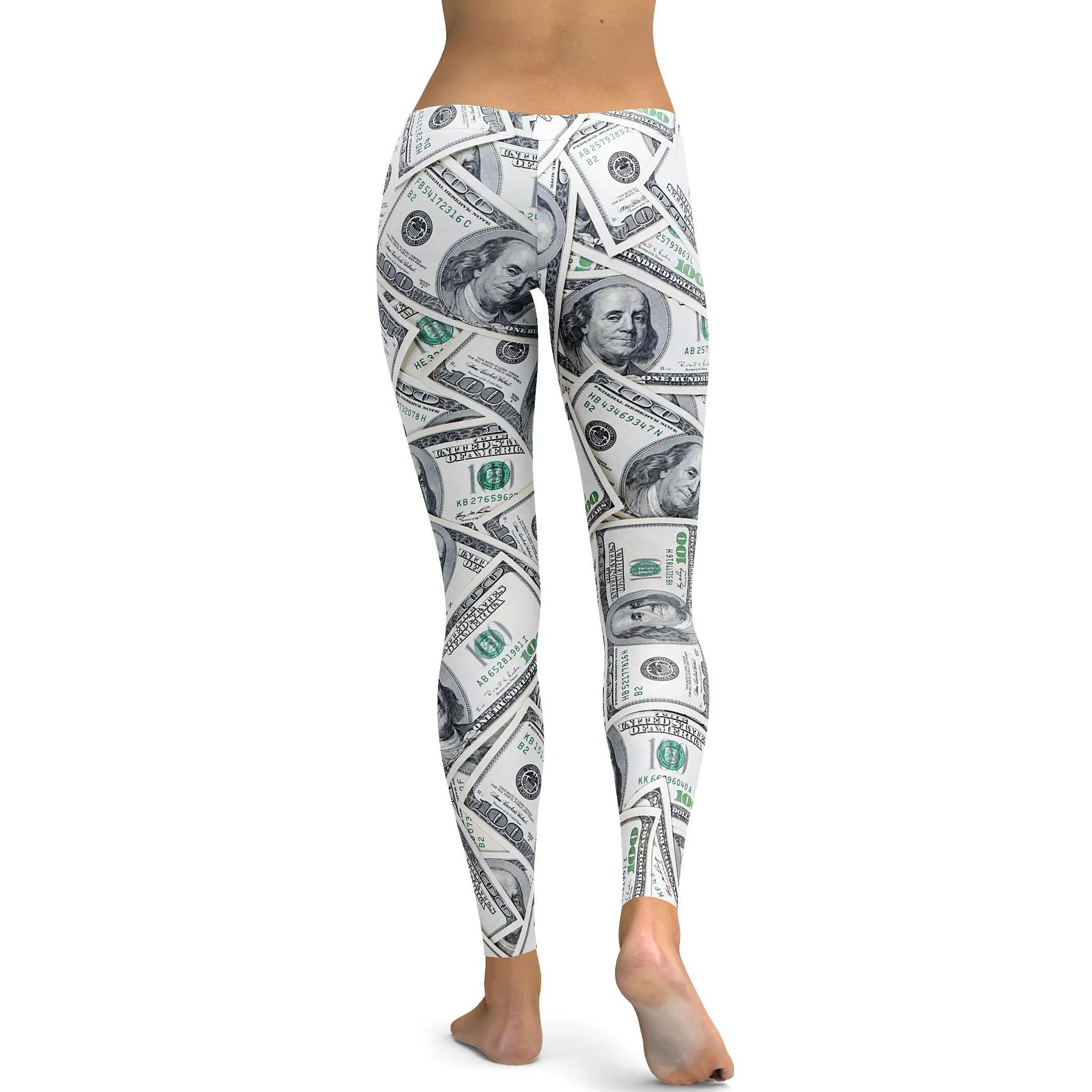 100 Dollar Bills Leggings