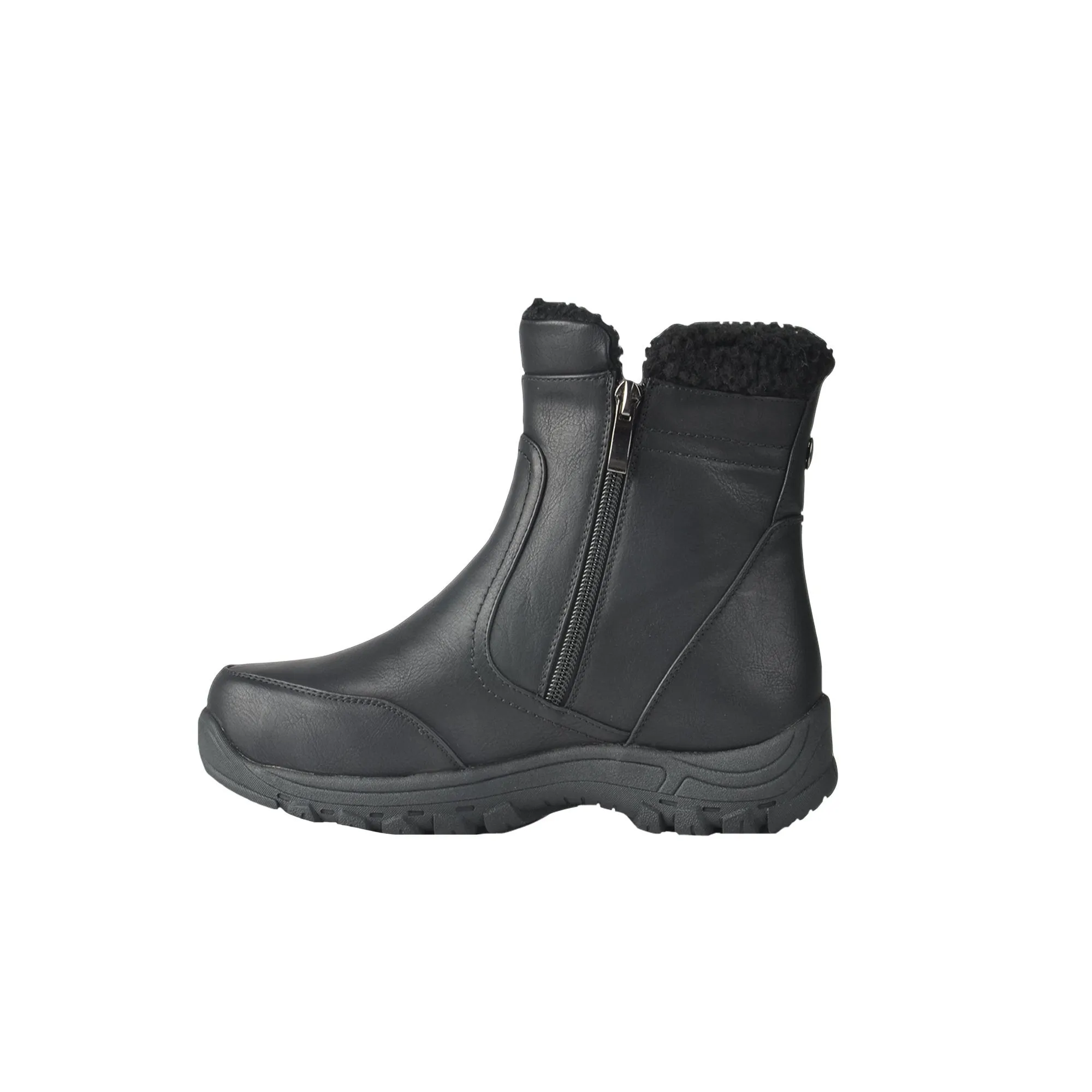 2 Side Zipper Winter Boots