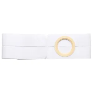 4" White, Regular Elastic, Nu-Form Belt, 2X-Large, 2-5/8" x 3-1/8" Center Opening