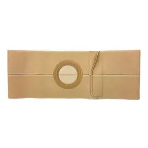 6" Left, Beige, Cool Comfort, Flat Panel Belt, Prolapse Flap, Large, 2-5/8" Opening Placed 1" From Bottom