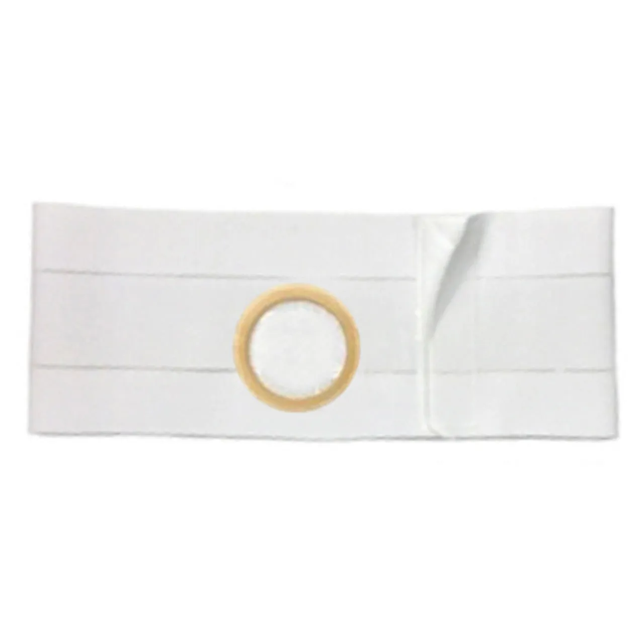 9" Right, White, Regular Elastic, Nu-Form Belt, 2X-Large, Large Oval Opening, Contoured