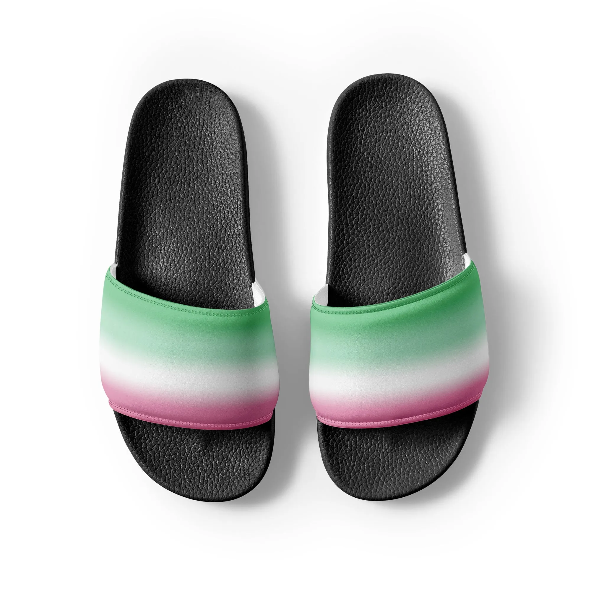 Abrosexual Pride Women's Slides Sandals in Ombre