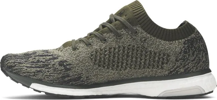 Adidas Adizero Primeknit Boost Limited 'Olive' Sneakers, Green