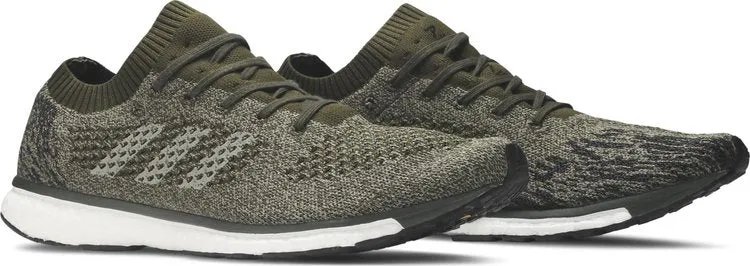 Adidas Adizero Primeknit Boost Limited 'Olive' Sneakers, Green