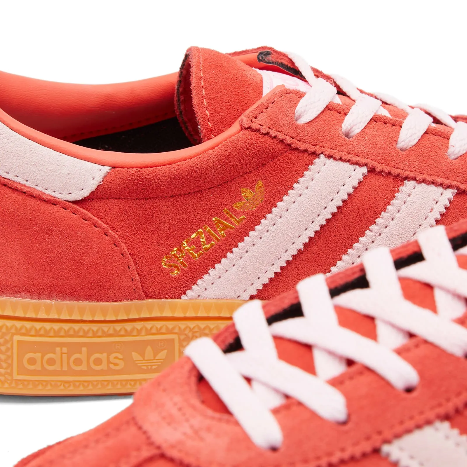 Adidas Handball Spezial in Bright Red, Clear Pink & Gum