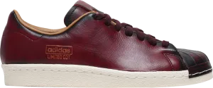 Adidas Limited Edt x Superstar 'Burgundy' sneakers, red