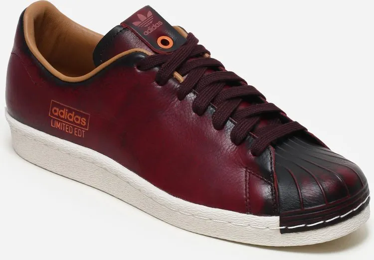 Adidas Limited Edt x Superstar 'Burgundy' sneakers, red