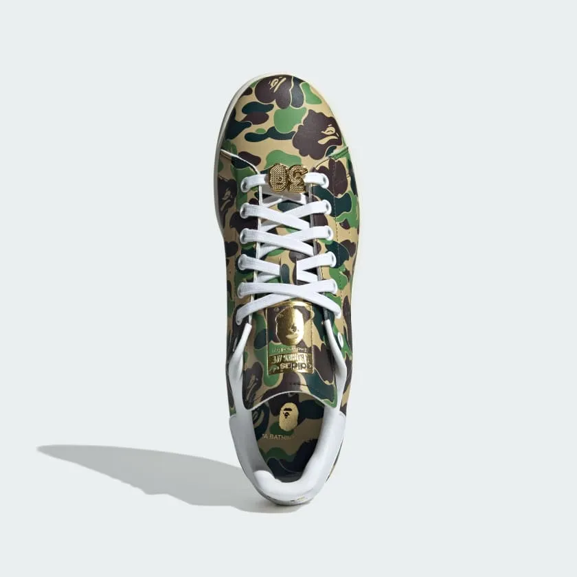 adidas Stan Smith Bape sneakers, green/white/brown