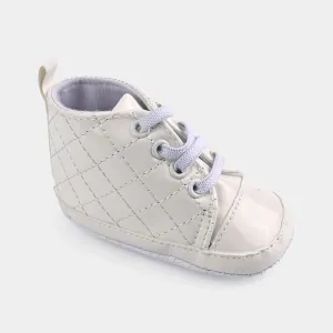 Baby Girls Shoes E129-White