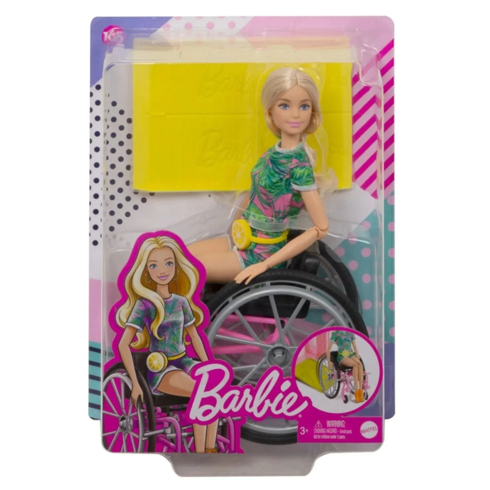 Barbie Fashionista with Wheelchair Set Blonde