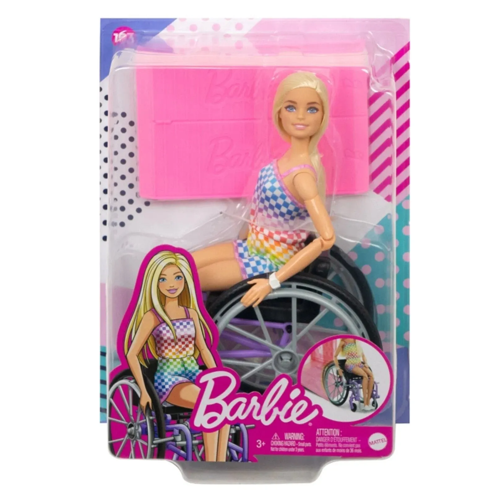 Barbie Fashionista with Wheelchair Set Blonde