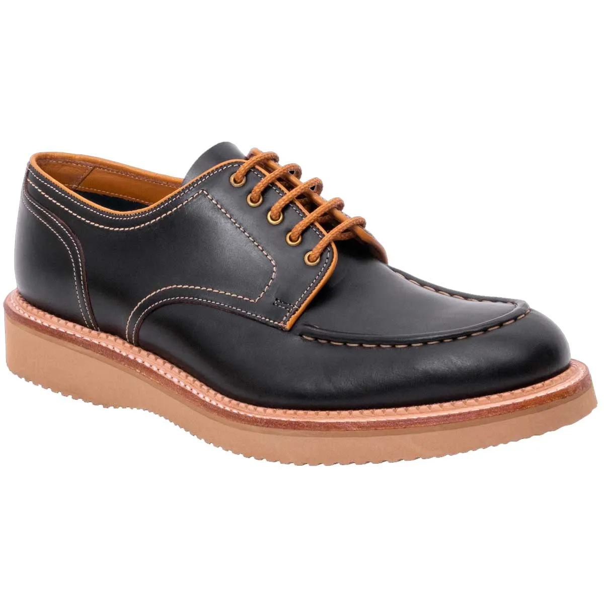 BARKER Michigan Shoes - Mens - Black Waxy Calf