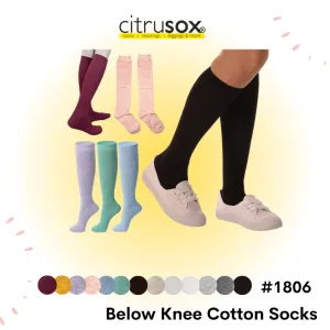 Basics Below Knee Cotton Socks