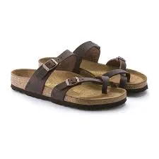 Birkenstock Mayari Oiled Leather/Suede Sandal (Women's) Habana 171321