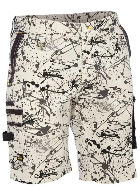 Bisley Flx & Move™ Stretch Canvas Camo Cargo Short - Limited Edition (BSHC1337)