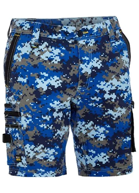 Bisley Flx & Move™ Stretch Canvas Camo Cargo Short - Limited Edition (BSHC1337)