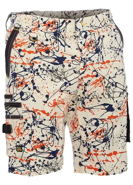 Bisley Flx & Move™ Stretch Canvas Camo Cargo Short - Limited Edition (BSHC1337)