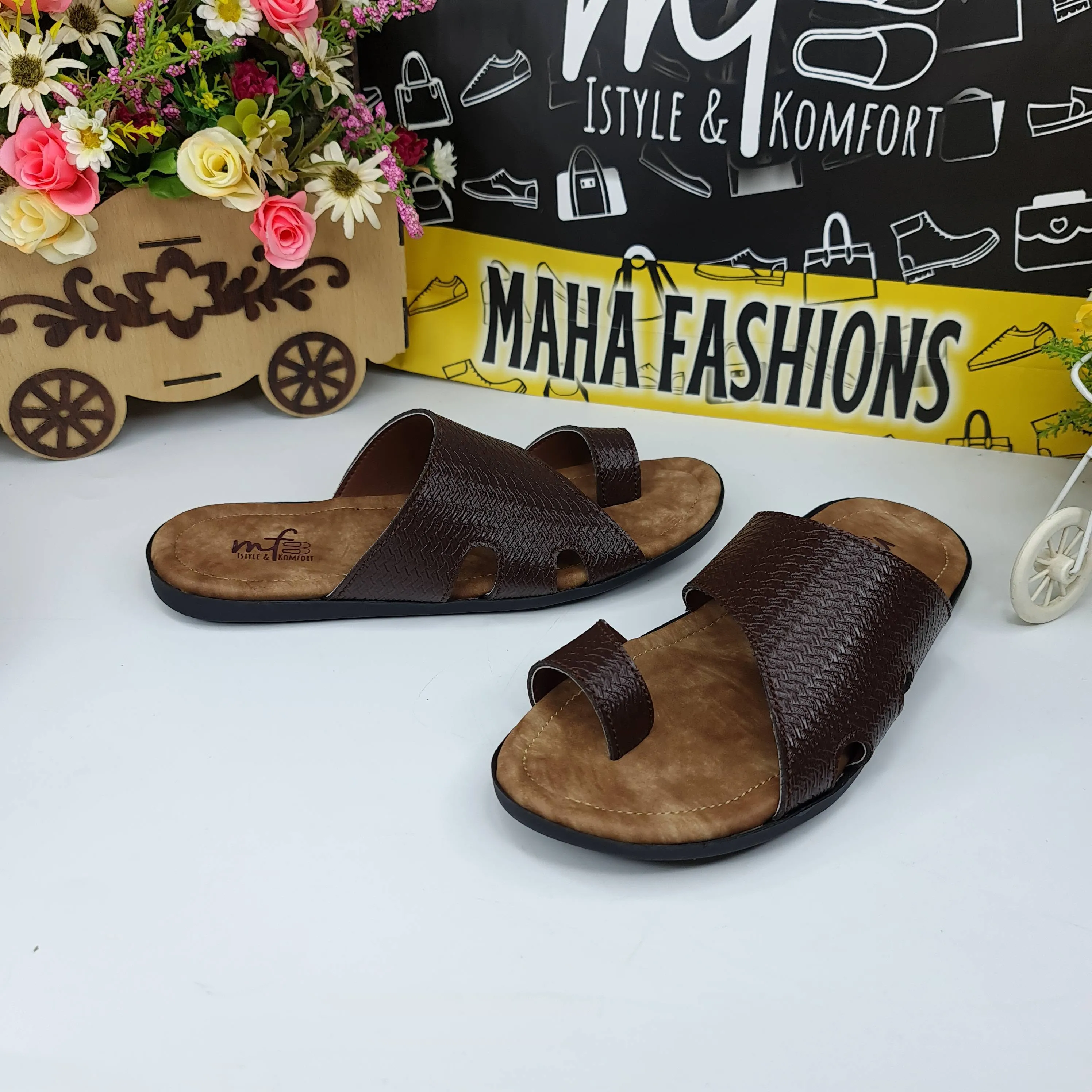 Brown Casual Slippers