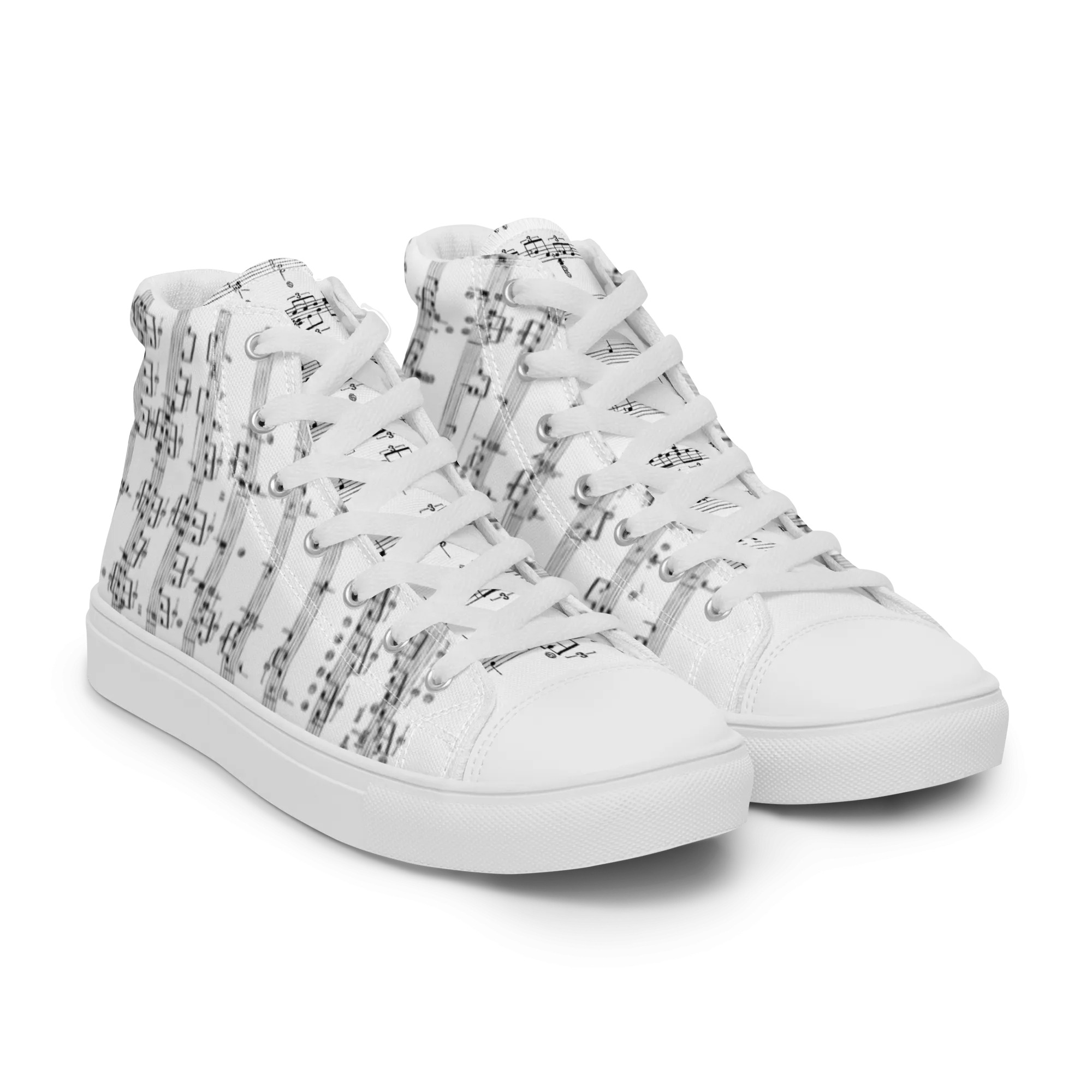 Clair de lune Sneakers - Women’s high top canvas shoes