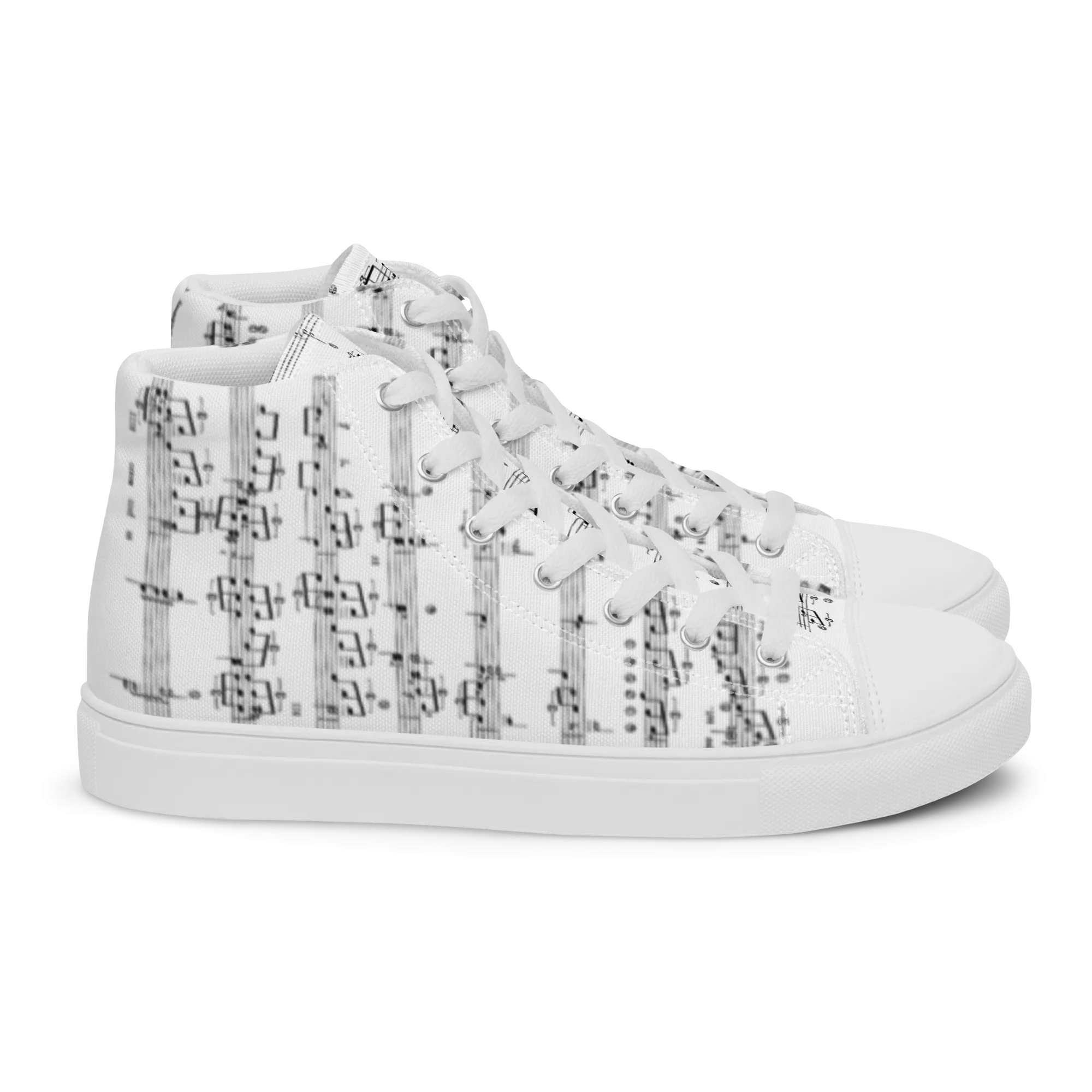 Clair de lune Sneakers - Women’s high top canvas shoes