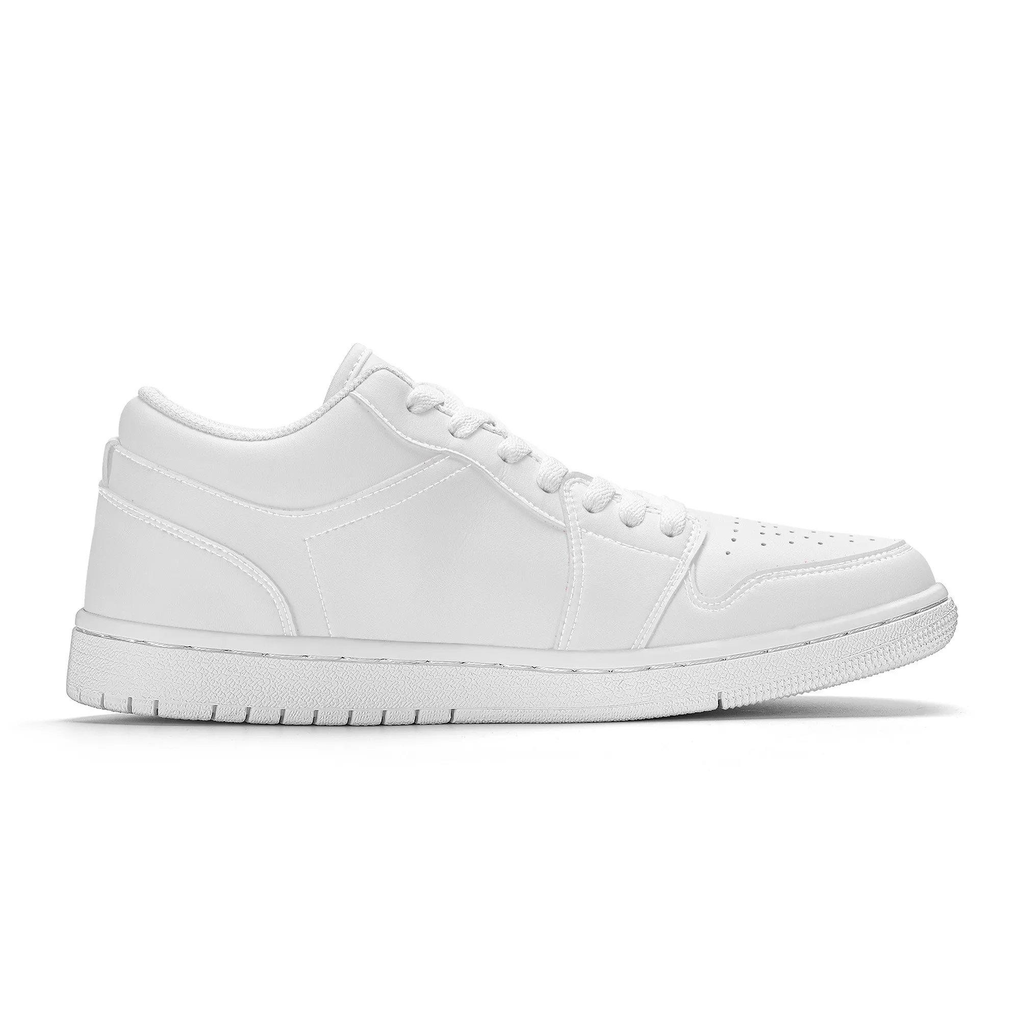 Create Your Own-Unisex Low Top Sneakers - White