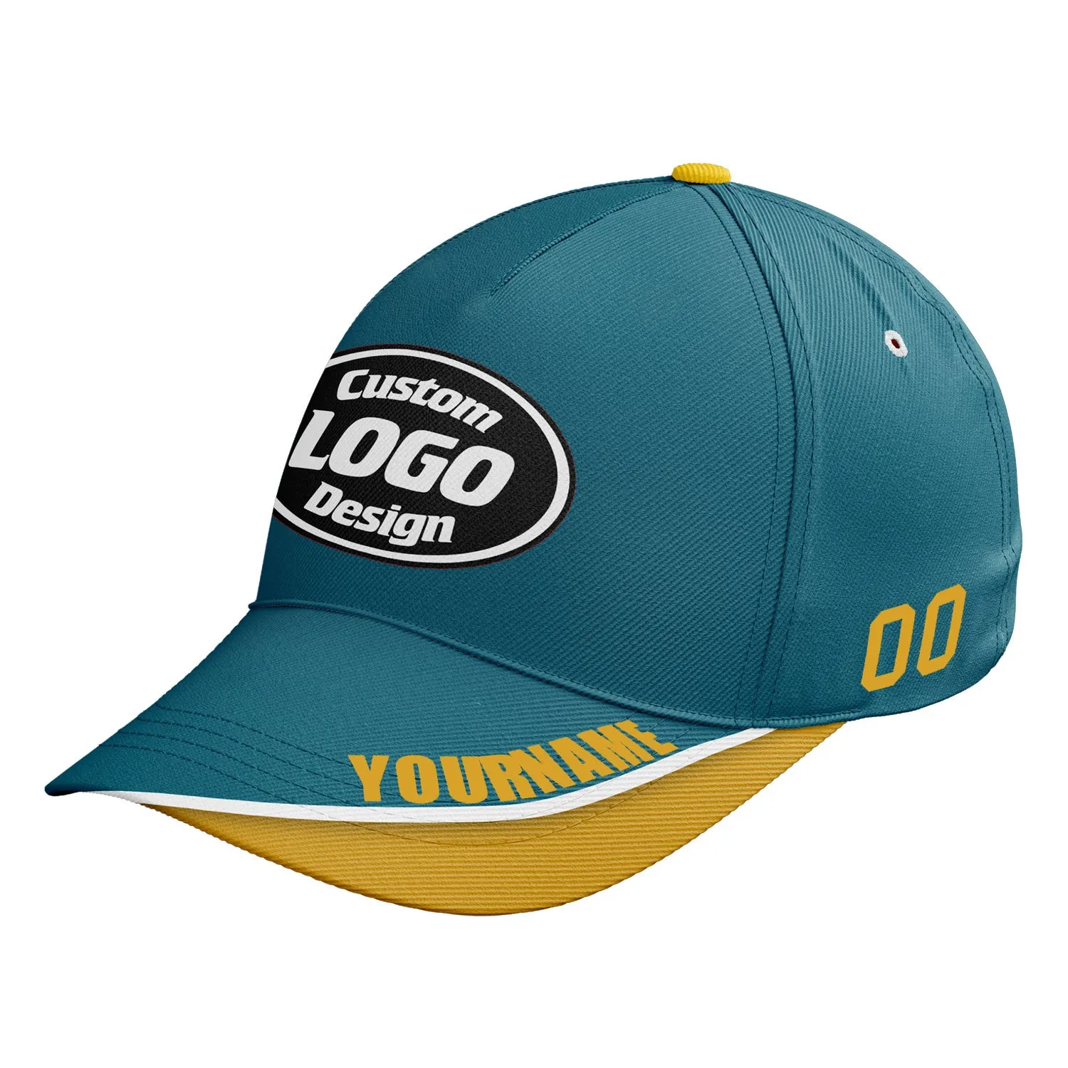 Custom Hat Sport Design Cap Stitched Adjustable Personalized Hats-D020105-13