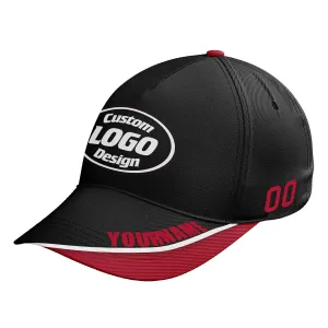 Custom Hat Sport Design Cap Stitched Adjustable Personalized Hats-D020105-4