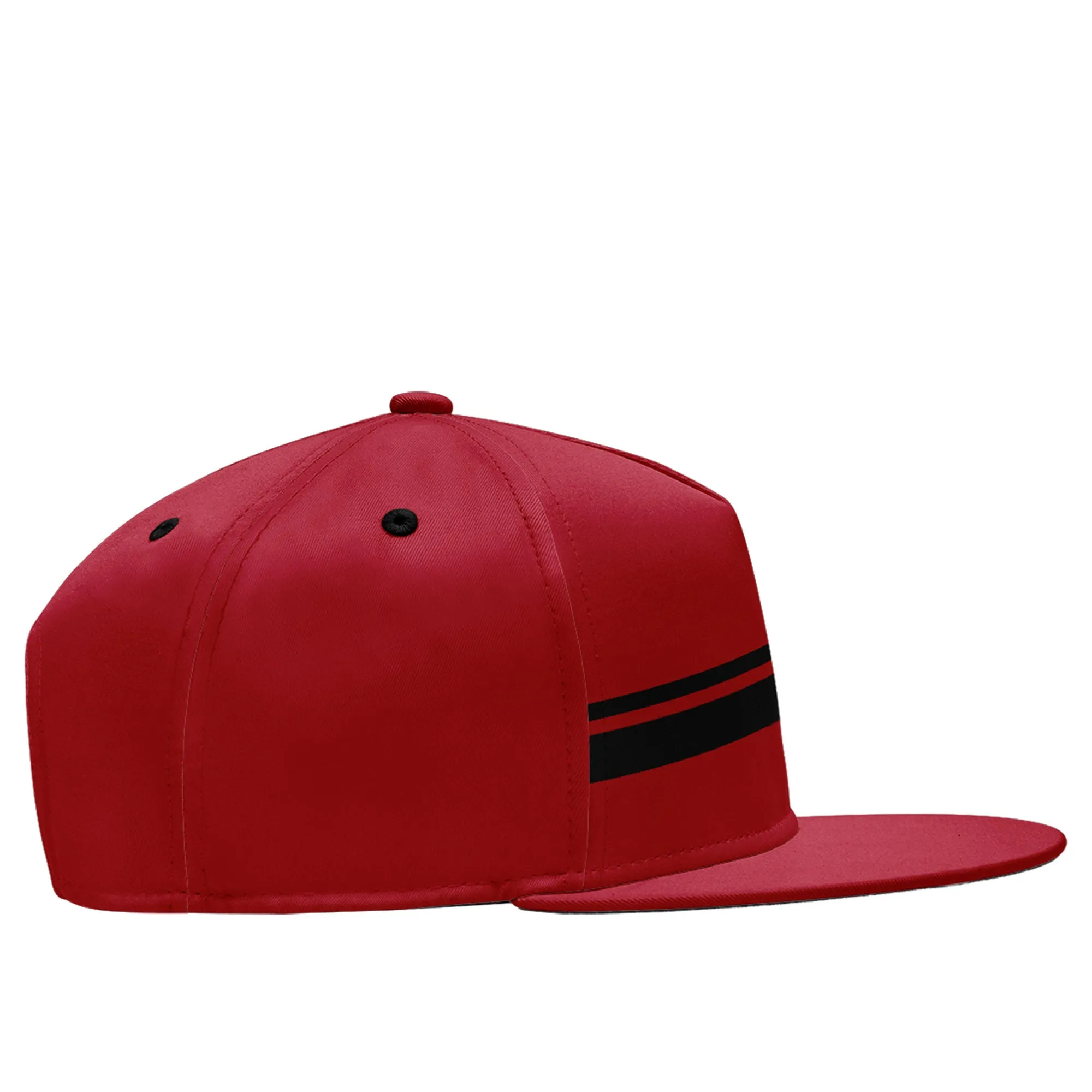 Custom Red Tampa Bay Hat Sport Design Cap Stitched Adjustable Personalized PR067B-D020262-29