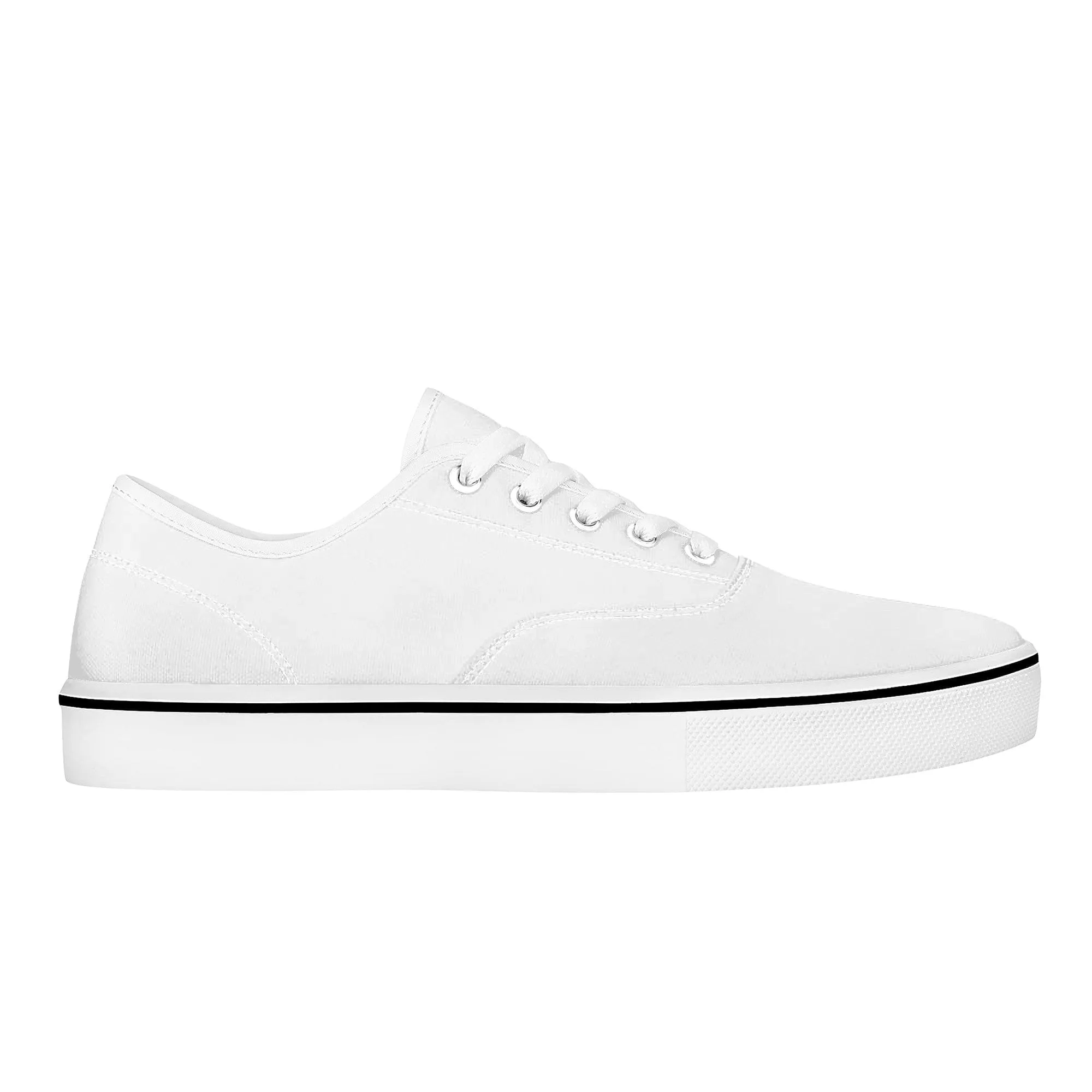 Custom Skate Shoes Canvas - White D3S