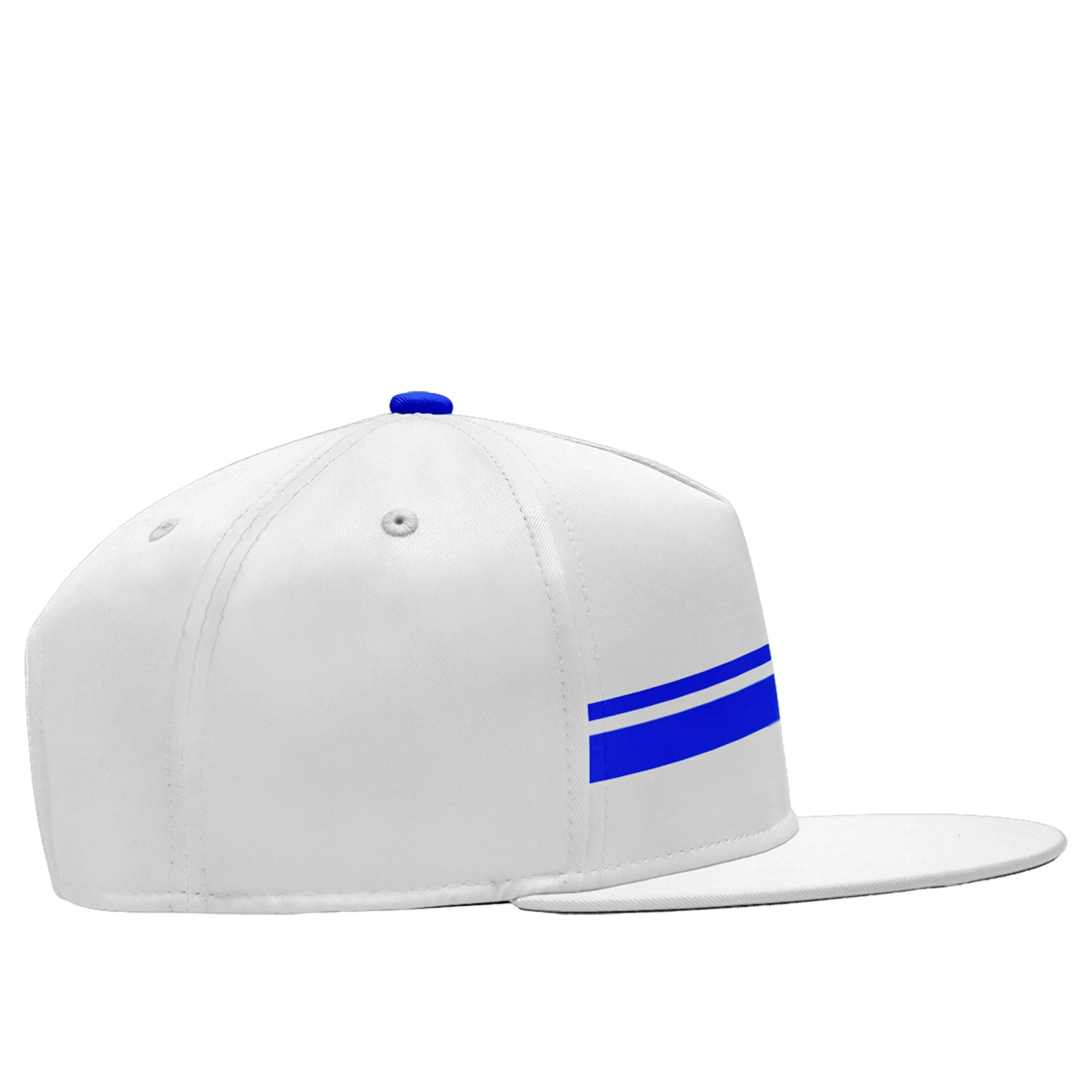 Custom White Indianapolis Hat Sport Design Cap Stitched Adjustable Personalized PR067B-D020262-14