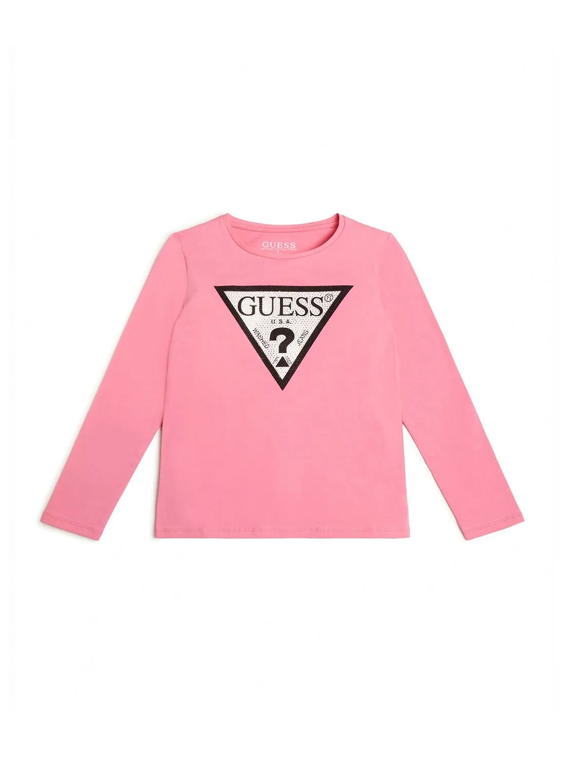 Eco Pink Triangle Logo T-Shirt (7-16)