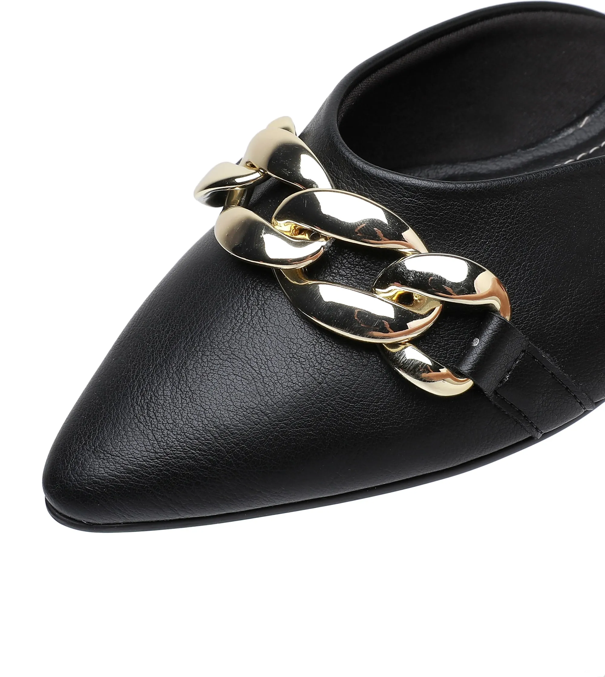 Elegant Mule Flats - Black  (274.075)