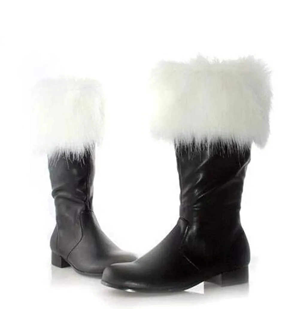 Ellie Shoes Santa Boot with Faux Fur Cuff