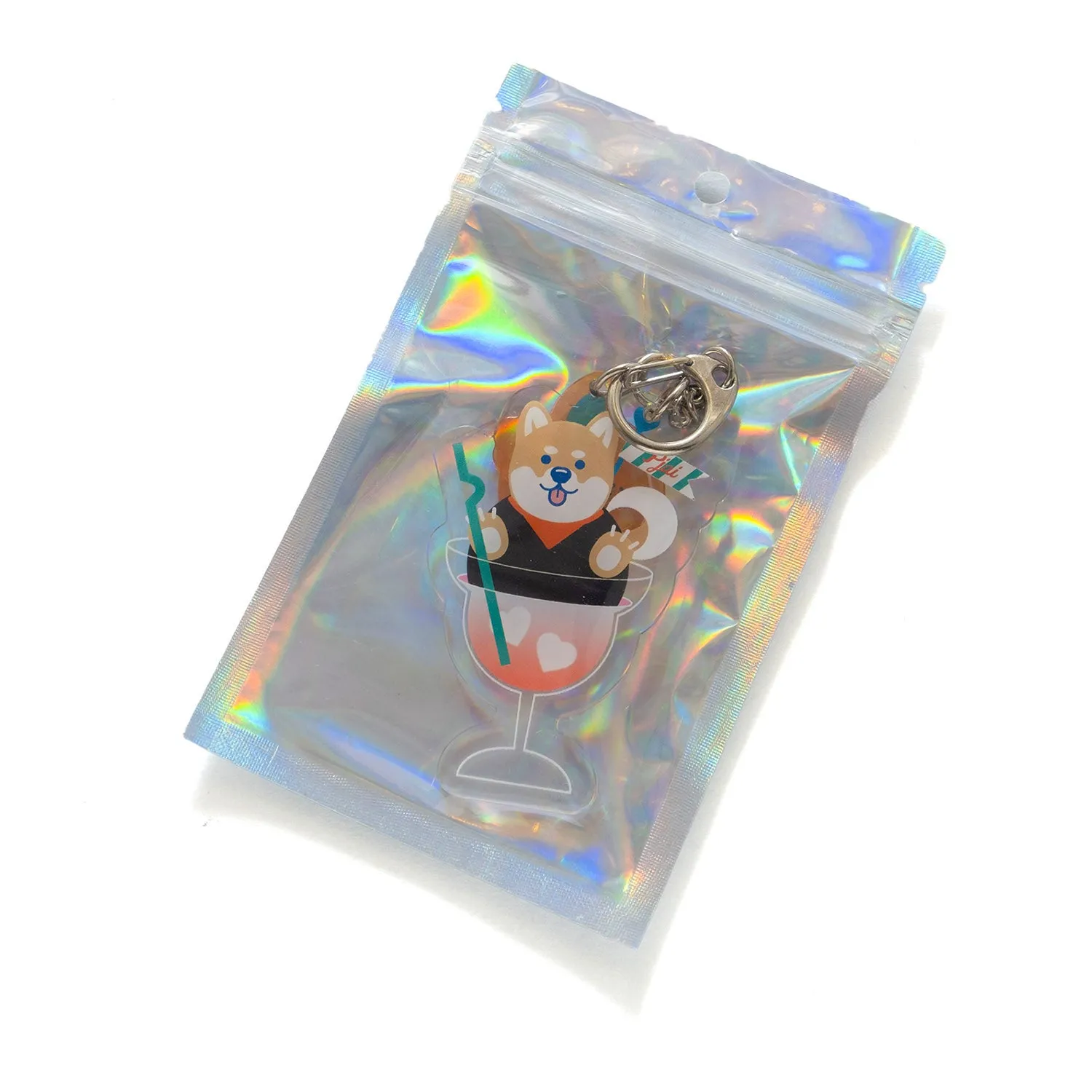 (EX418) PJai Ice Cream Soda Keychain