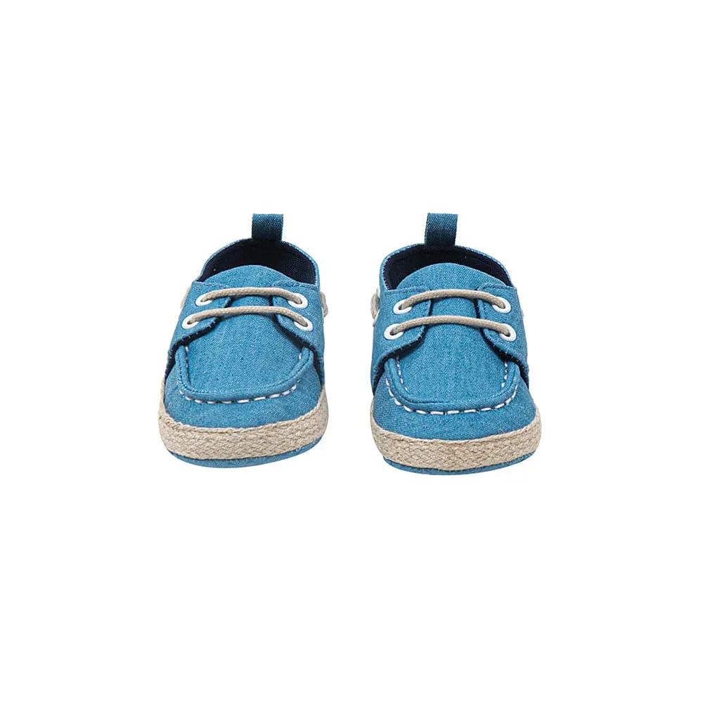 Formal Blue Baby Boat Shoes