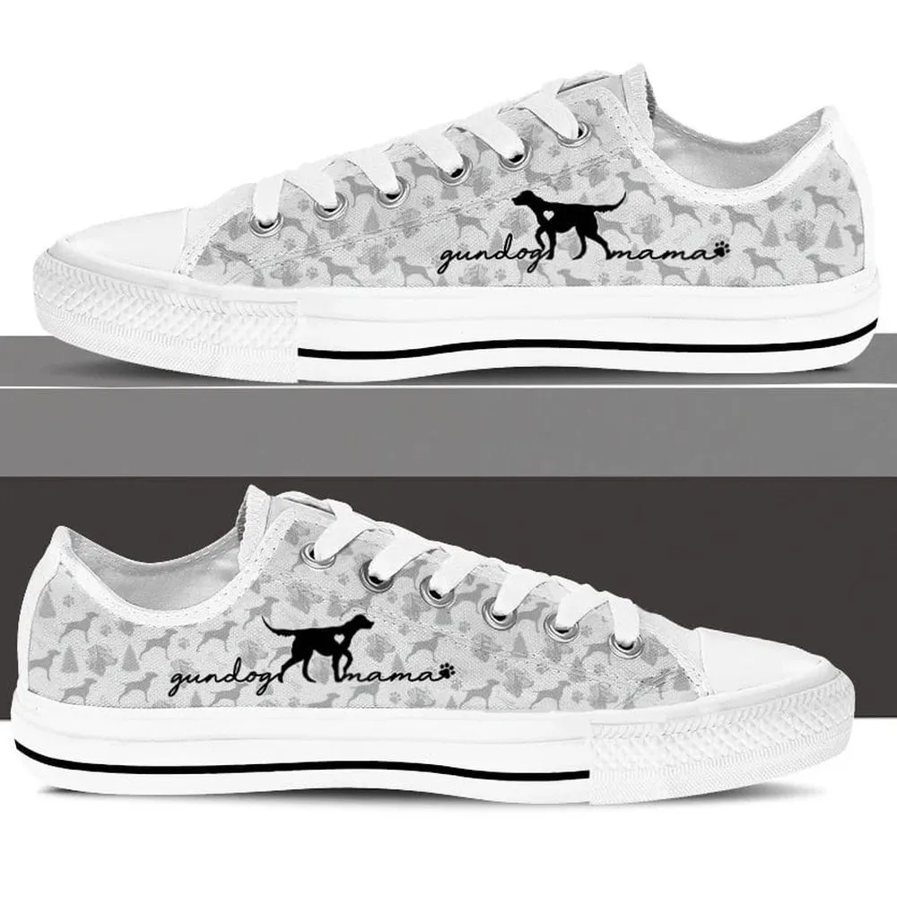 Gundog Low Top Shoes, Dog Printed Shoes, Canvas Shoes For Men, Women