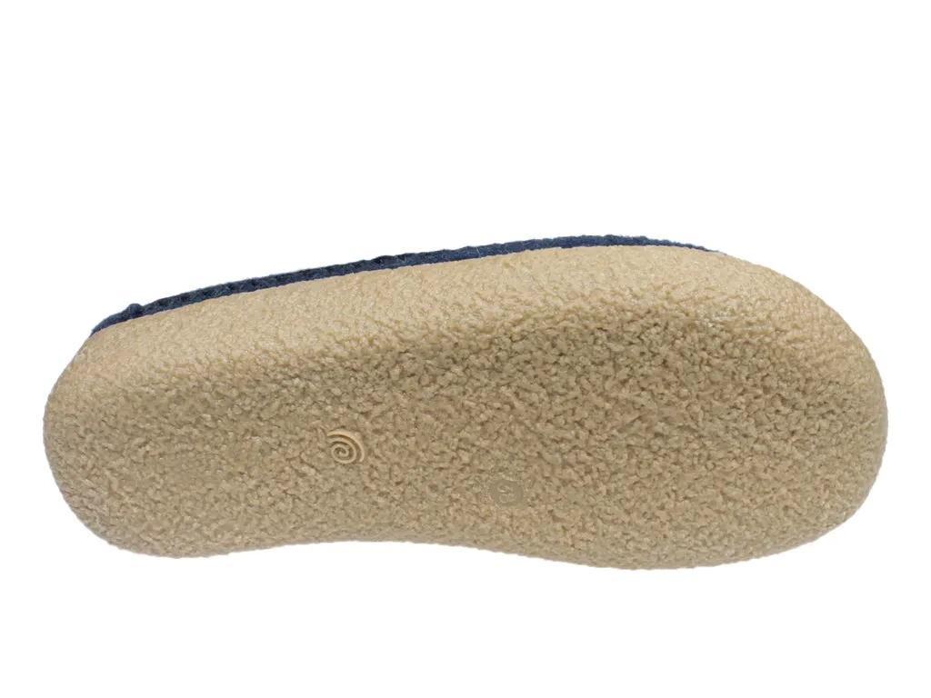 Haflinger Clogs Blizzard Credo Kapitan Blue