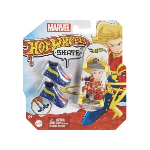 Hot Wheel Skate Themed Entertainment Fingerboard   Shoes Marvel Captain Marvel