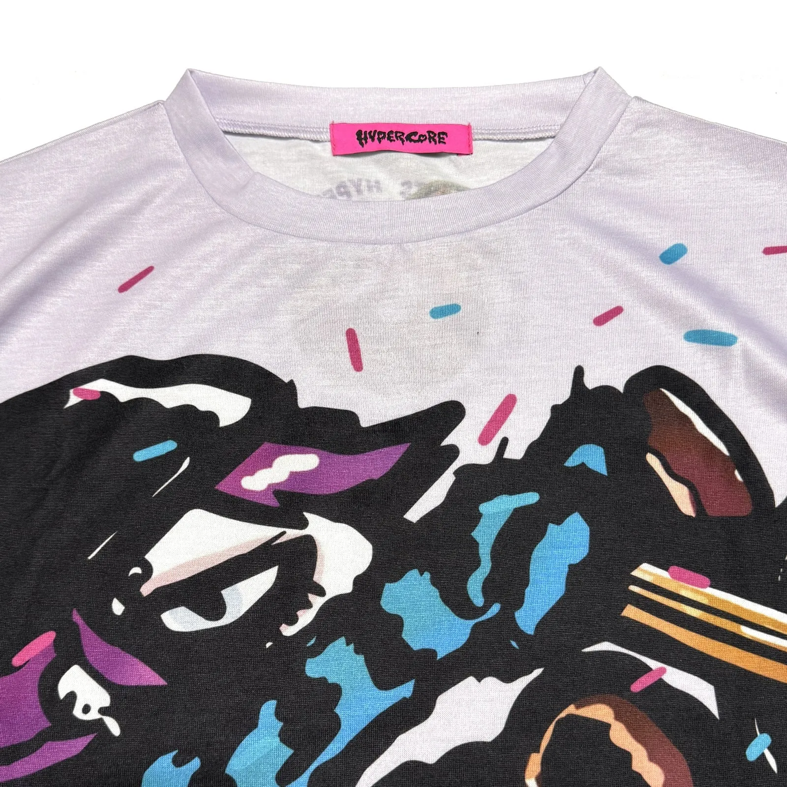 Hypercore Donuts "Delivery" zip t-shirt