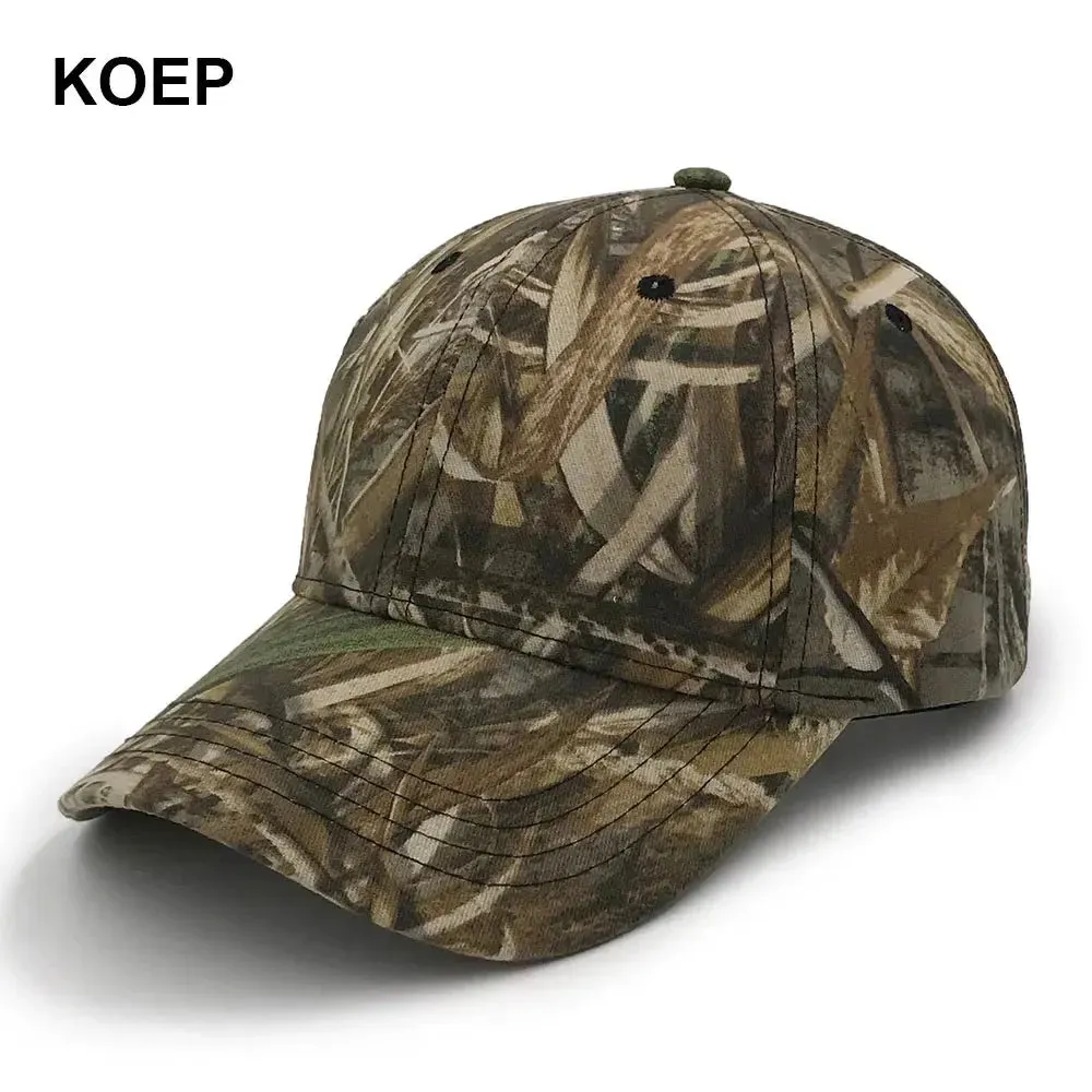 KOEP New Tree Camo Baseball Cap Fishing Caps Men Outdoor Hunting Camouflage Jungle Hat Hiking Casquette Hats