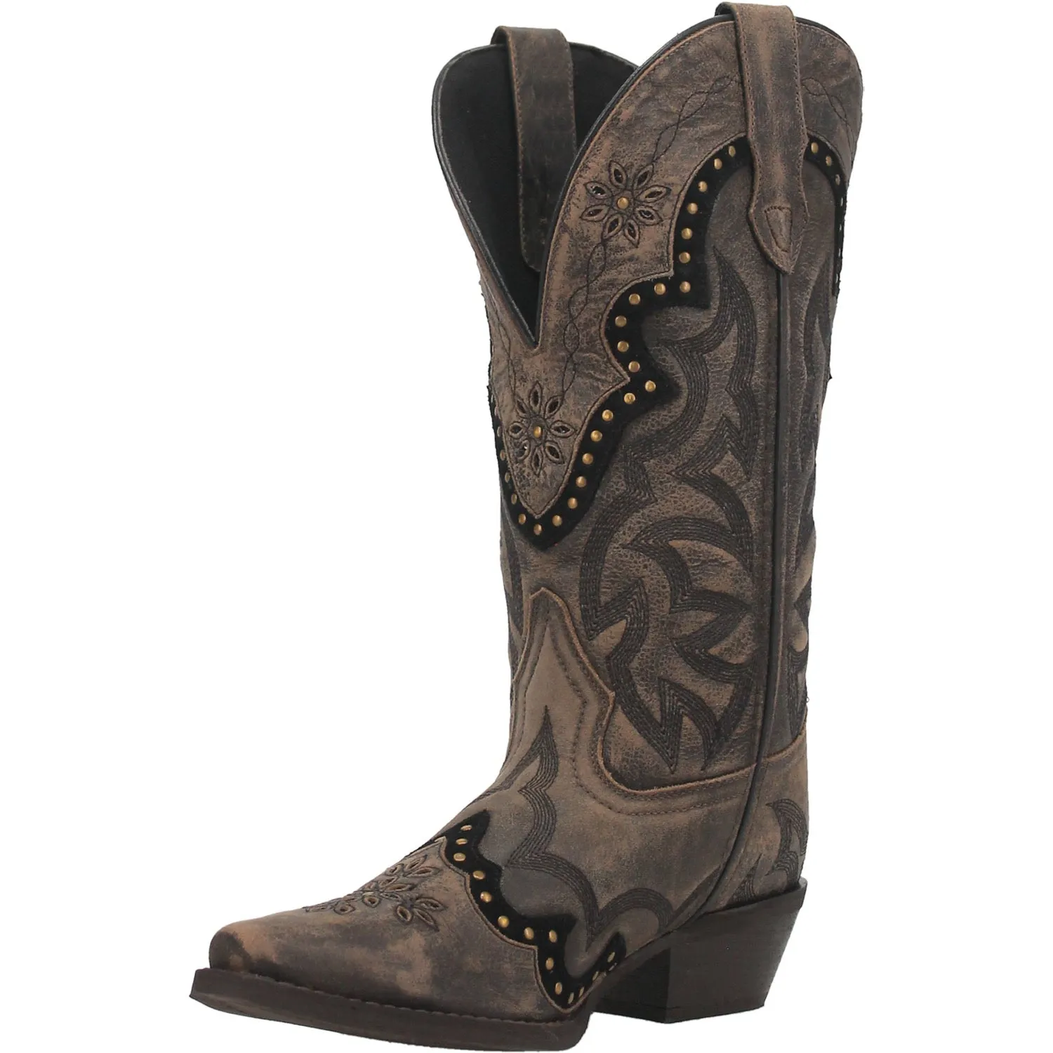 Laredo Womens Skyla Cowboy Boots Leather Brown