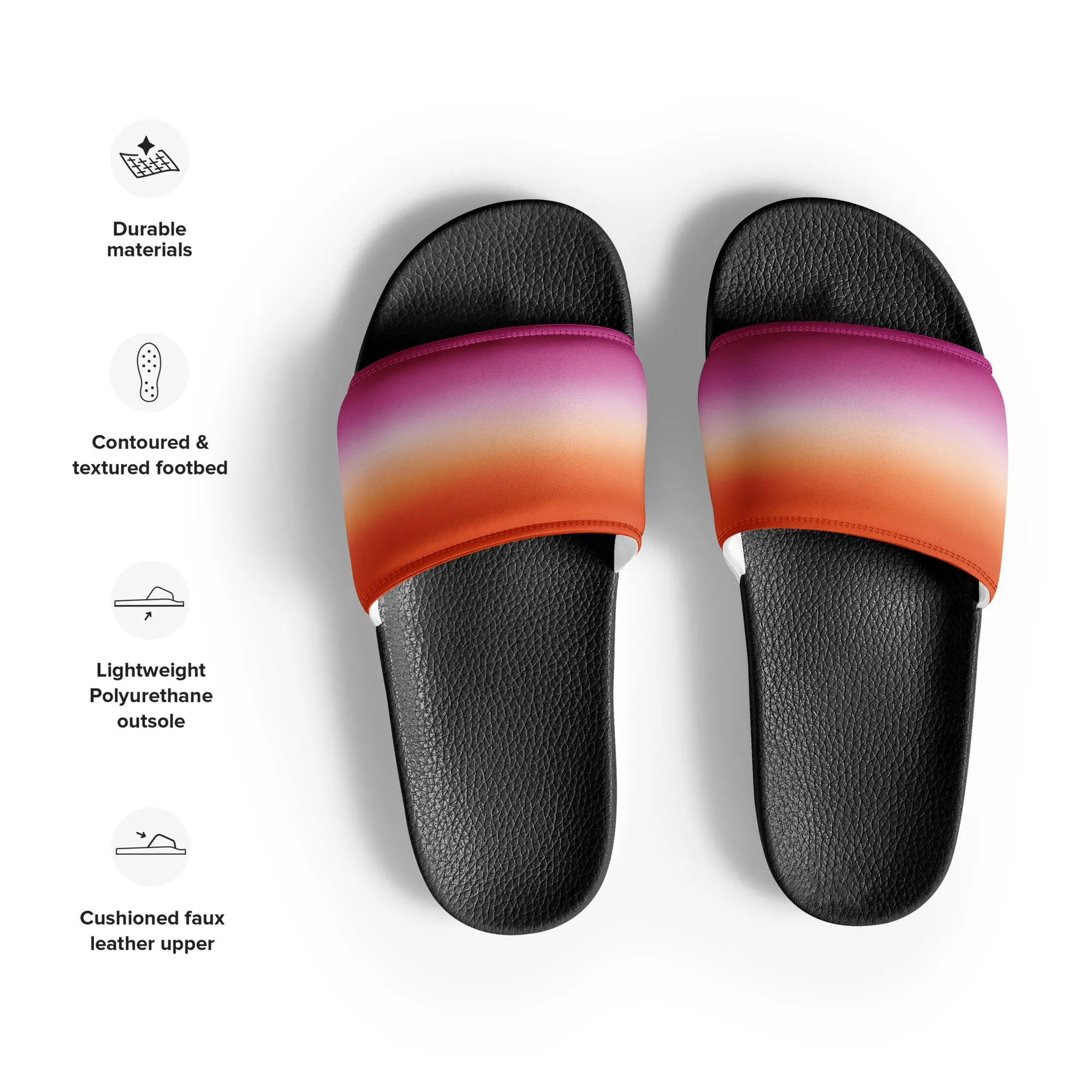 Lesbian Pride Womens Slides Sandals