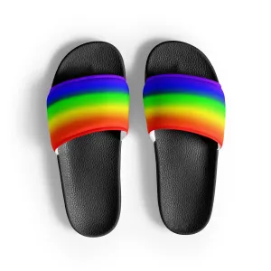 LGBTQ Pride Women's Slides Sandals in Ombre