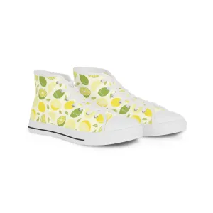 Lime Men's High Top Sneakers