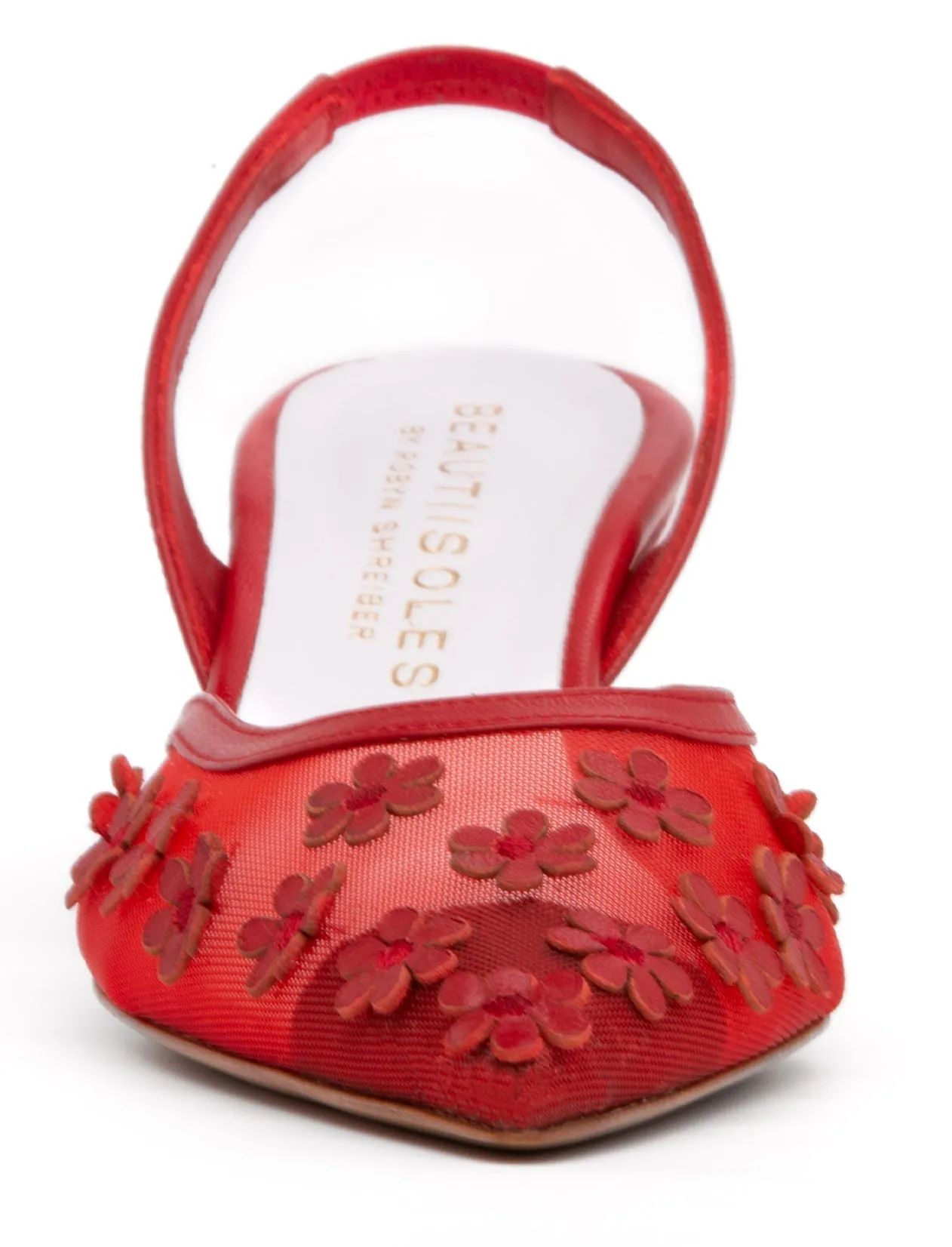 Lulu Red Mesh Sandal