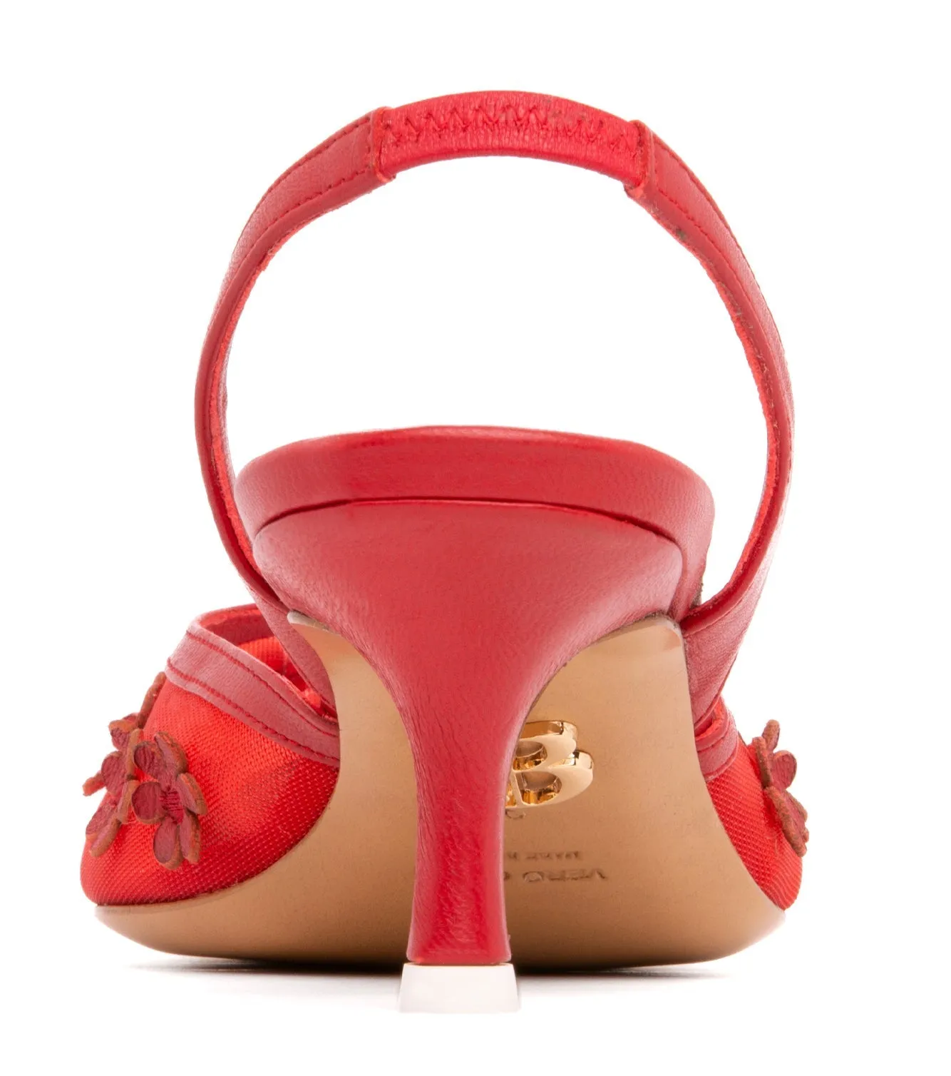 Lulu Red Mesh Sandal