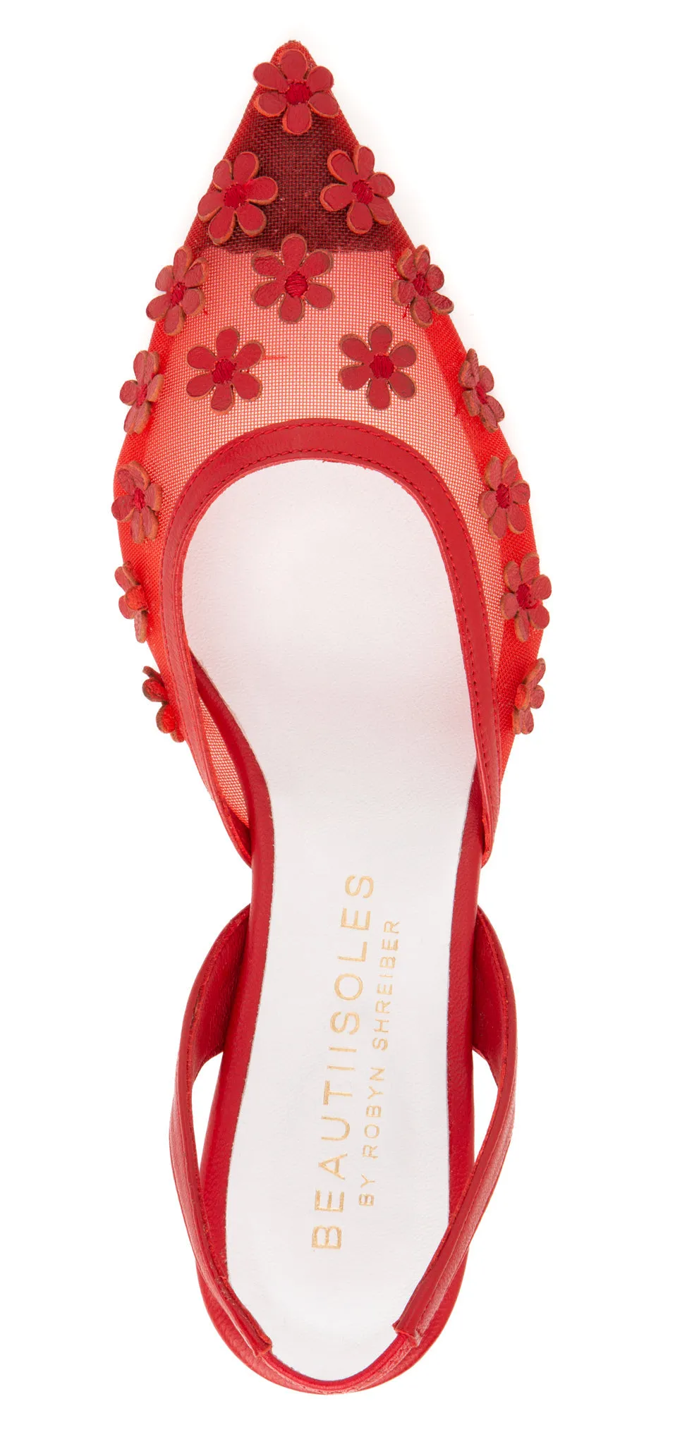 Lulu Red Mesh Sandal