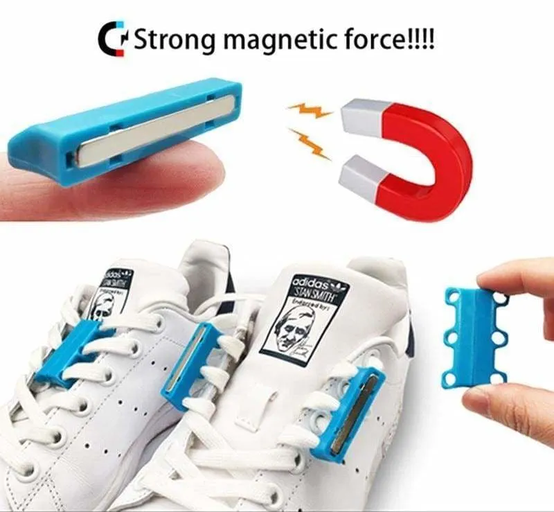 Magnetic Shoelaces Closures