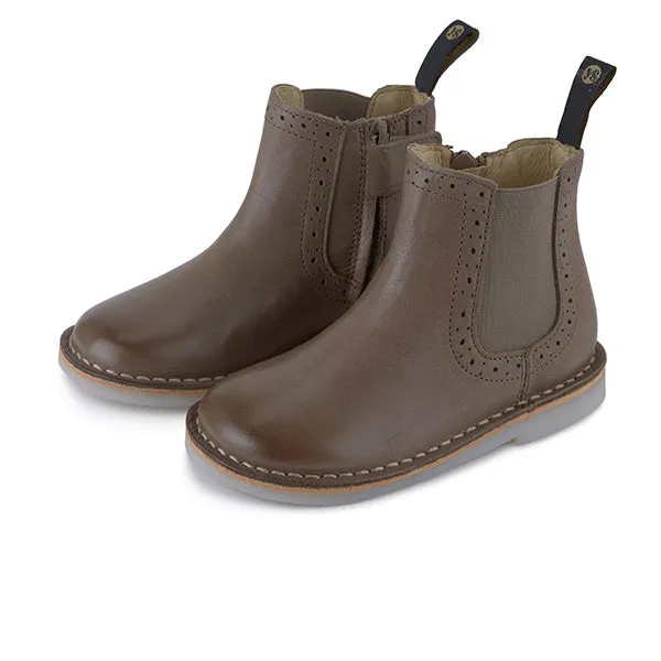 Marlowe Kids Chelsea Boot Mushroom Leather