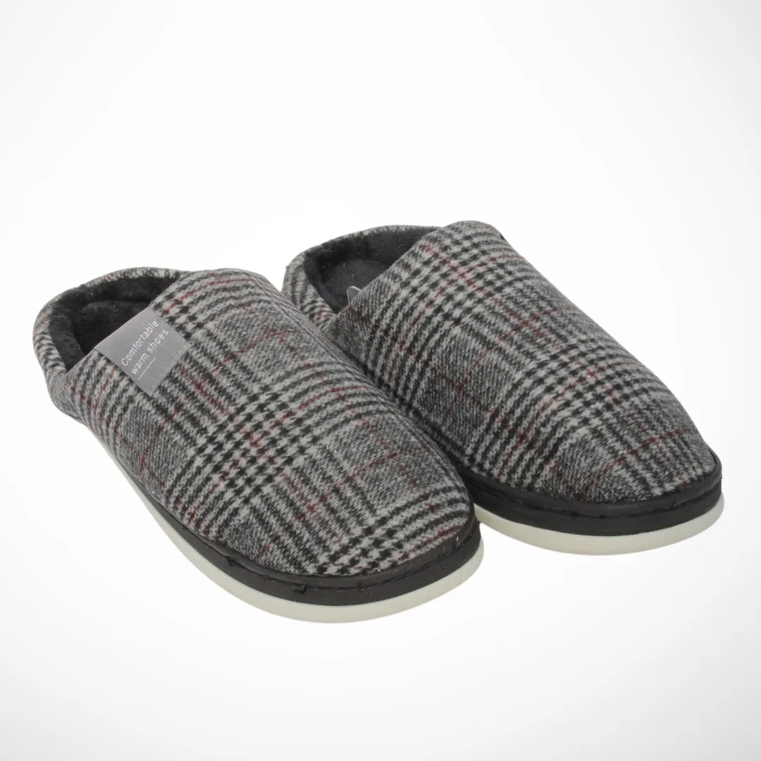 Men Home Slipper (Black & Red)